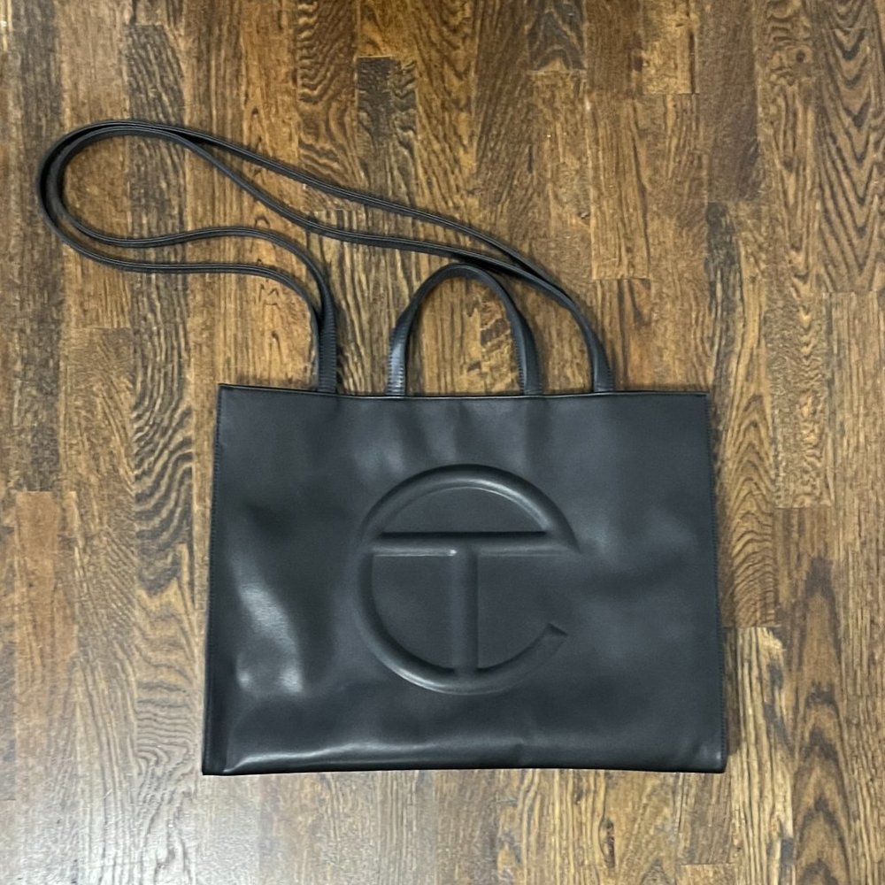 Telfar Large Shopping Bag - Black